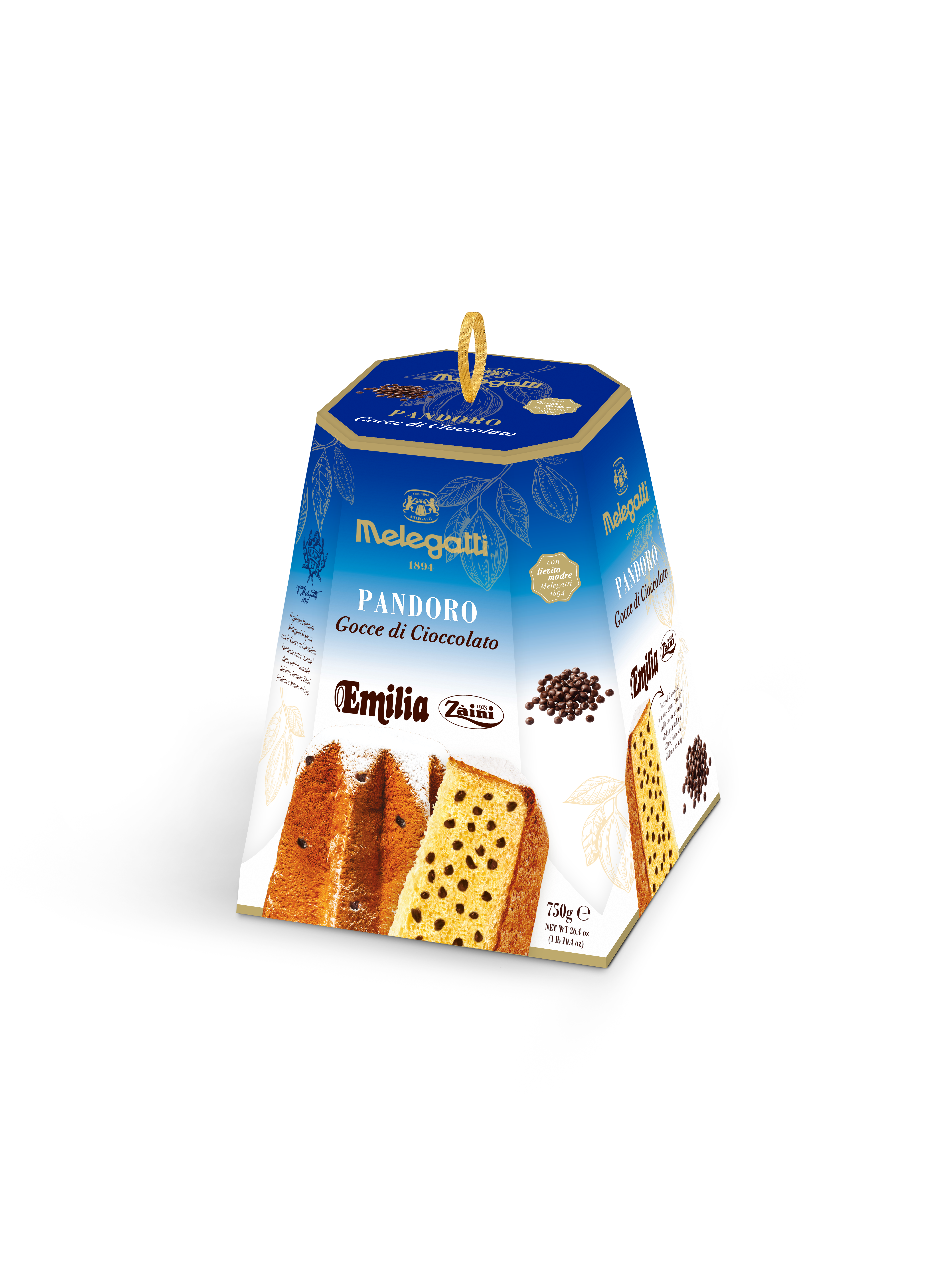 Pandoro Gocce di Cioccolato Emilia Zàini